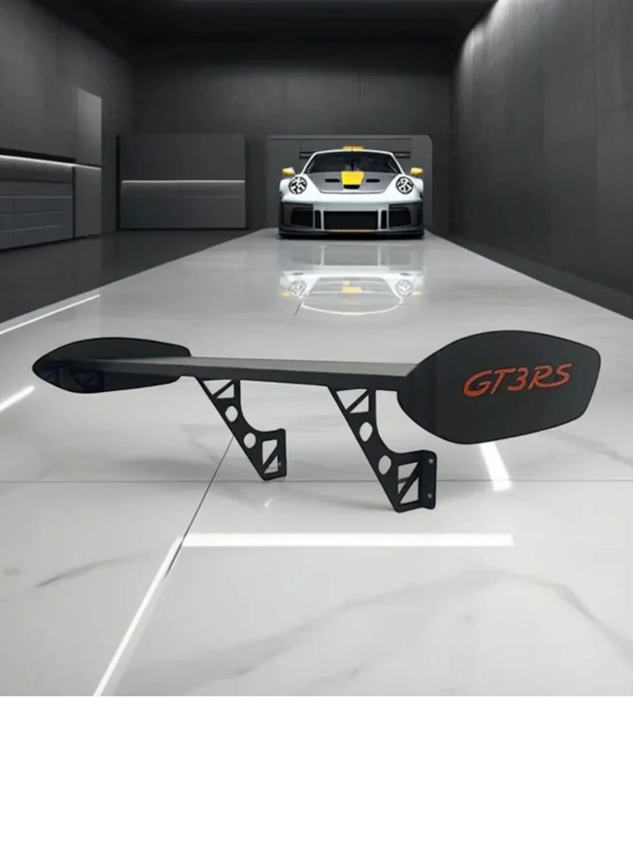 Porsche 911 GT3 RS Style Spoiler Shelf for storage - Image 4