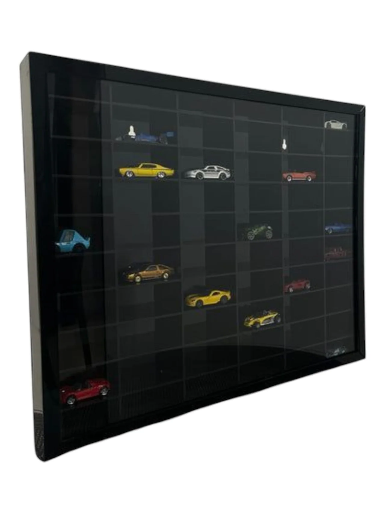 Black Acrylic Case For Storage holds 60 Cars (Cars not Included) - Image 2