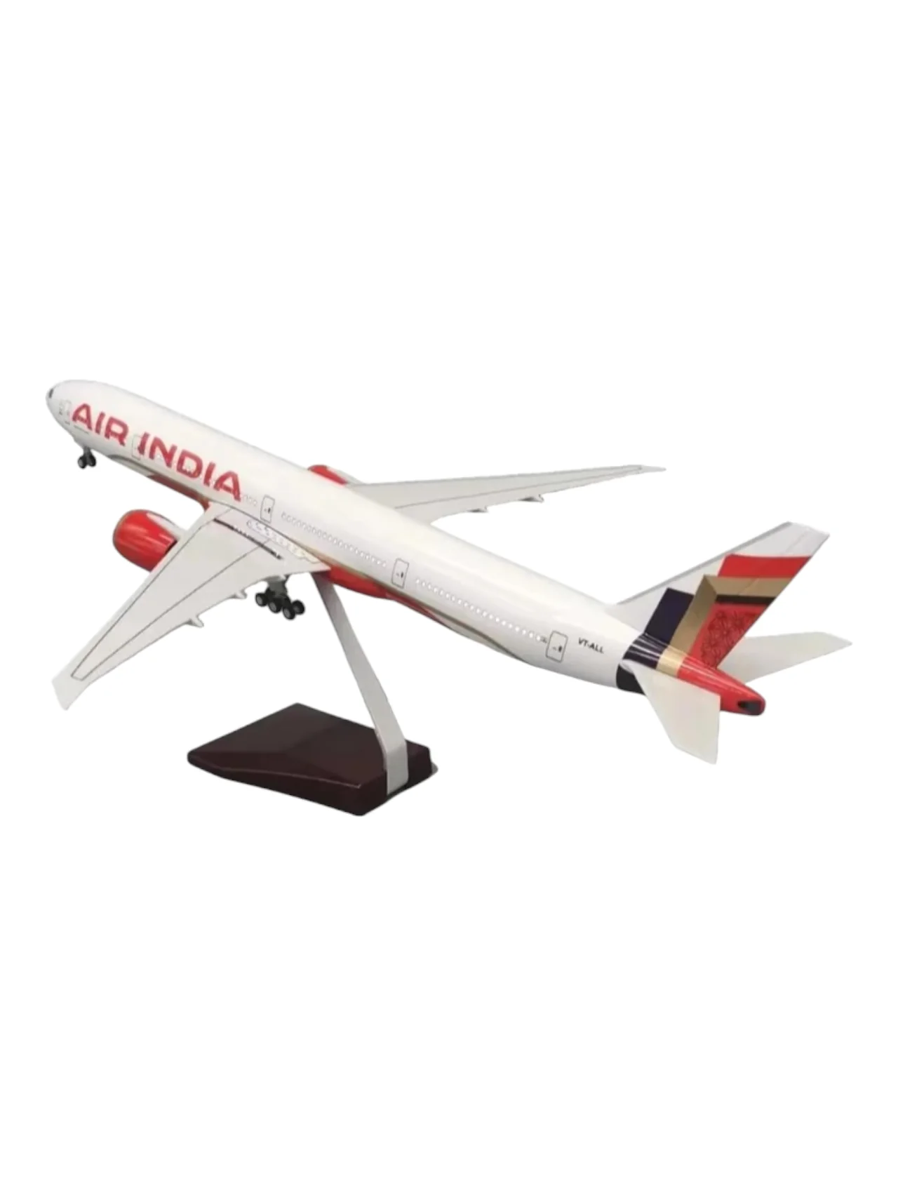 Air India LED Voice Control Airplane Model with Display Stand | 47 cm | Rechargeable LED Aircraft Model scale 1:160 - Image 2