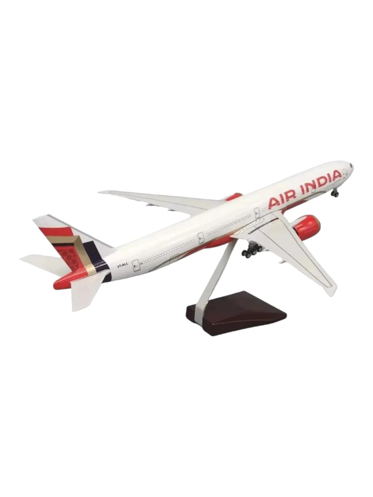 Air India LED Voice Control Airplane Model with Display Stand | 47 cm | Rechargeable LED Aircraft Model scale 1:160 - Image 3