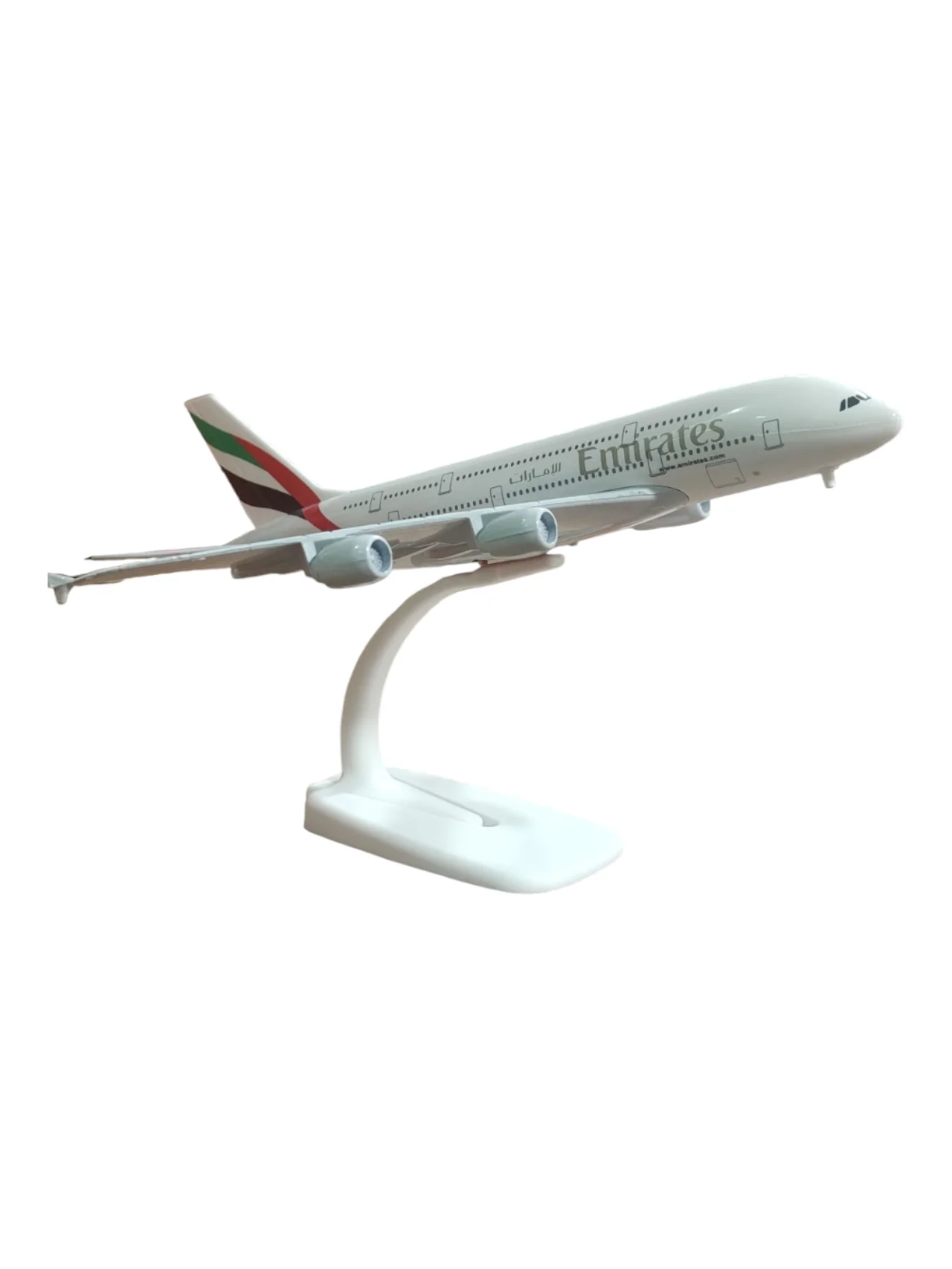 Aircraft 'Emirates Airbus A380 Resign Airplane Diecast Metal Display Stand With Landing Wheels 20cm Scale (No.301) - Image 8