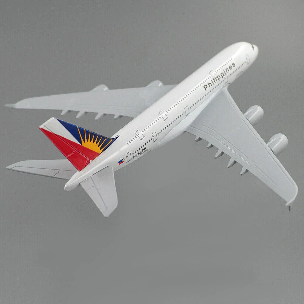 Aircraft Model 1:400 A380 Philippine Airlines Airplane Model Alloy Diecast Plane Ornaments 16cm (Code 103) - Image 5