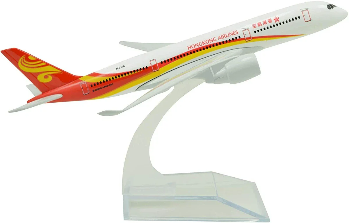 Aircraft Model 1:400 Airbus A350-900 Hong Kong Airlines Metal Airplane Model Plane 16cm (Code 114) - Image 3
