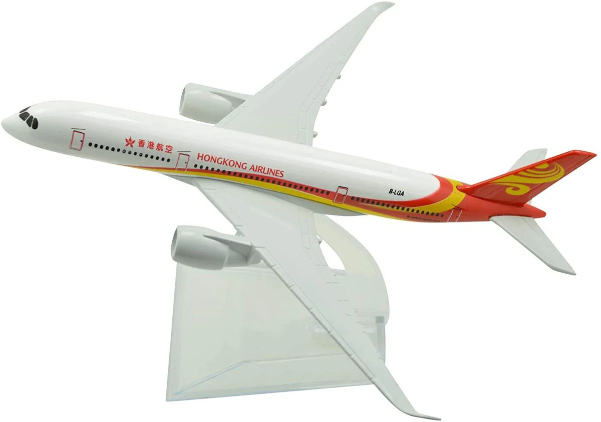 Aircraft Model 1:400 Airbus A350-900 Hong Kong Airlines Metal Airplane Model Plane 16cm (Code 114) - Image 5