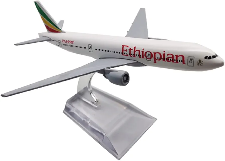 Aircraft Model 16cm Aircraft Ethiopian Cargo B777F Alloy Plane Model (code-139) - Image 5