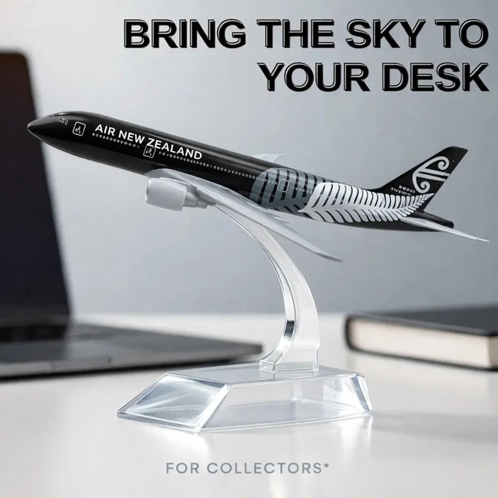 Aircraft Model Air New Zealand Western Era Black New Airplane Zealand B747 16cm (Code 141) - Image 3