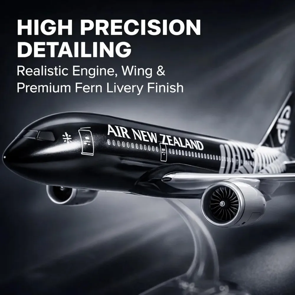 Aircraft Model Air New Zealand Western Era Black New Airplane Zealand B747 16cm (Code 141) - Image 6