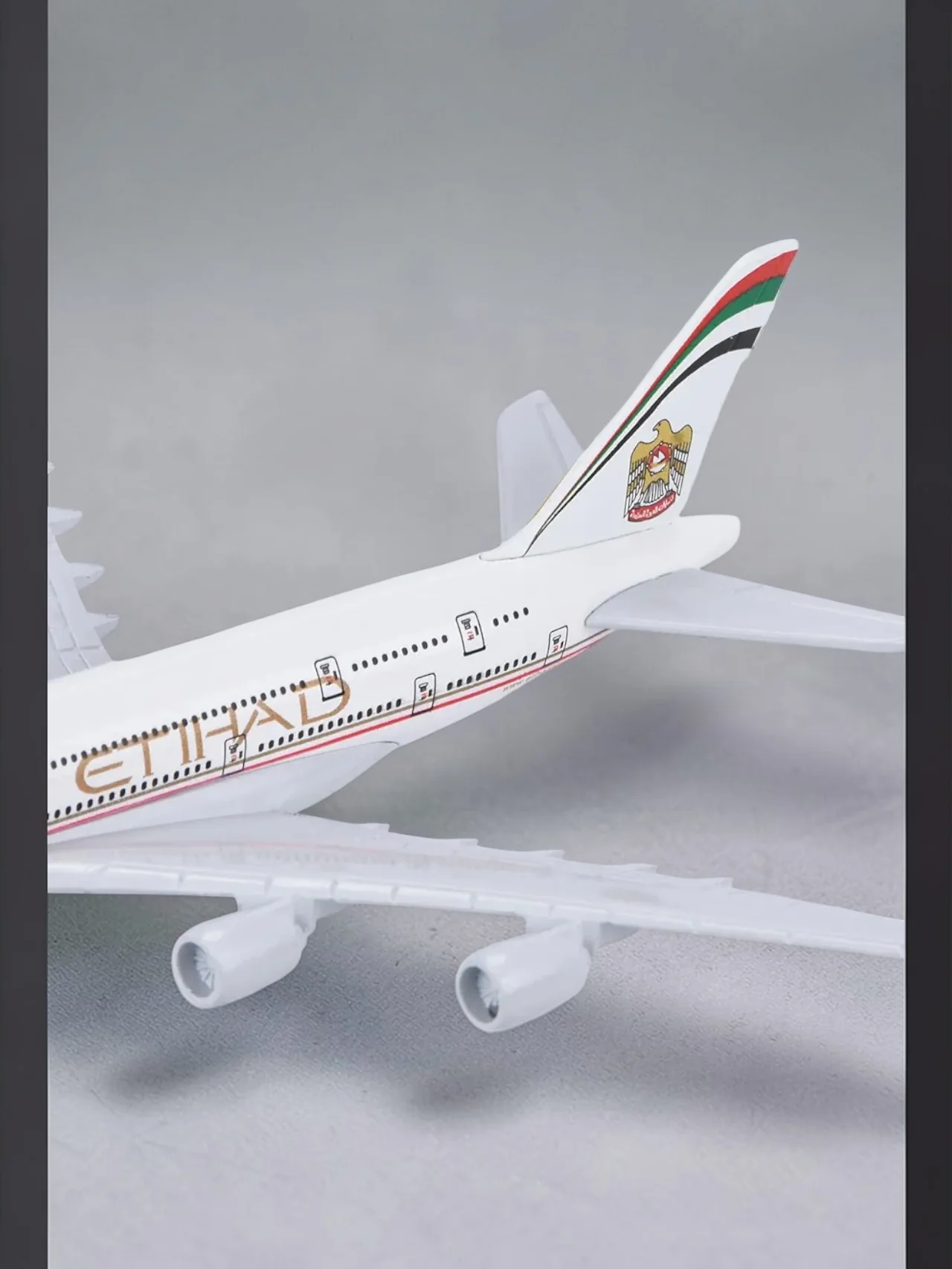 Aircraft Model Airbus ETIHAD Airlines A380 Model - 16cm Airplane Durable Construction (Code-102A) - Image 11