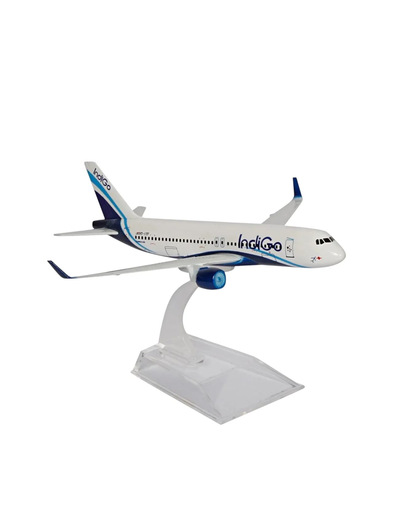 Aircraft Model Indigo Airbus A320neo IndiGo Airlines 16cm (Code 123) - Image 5