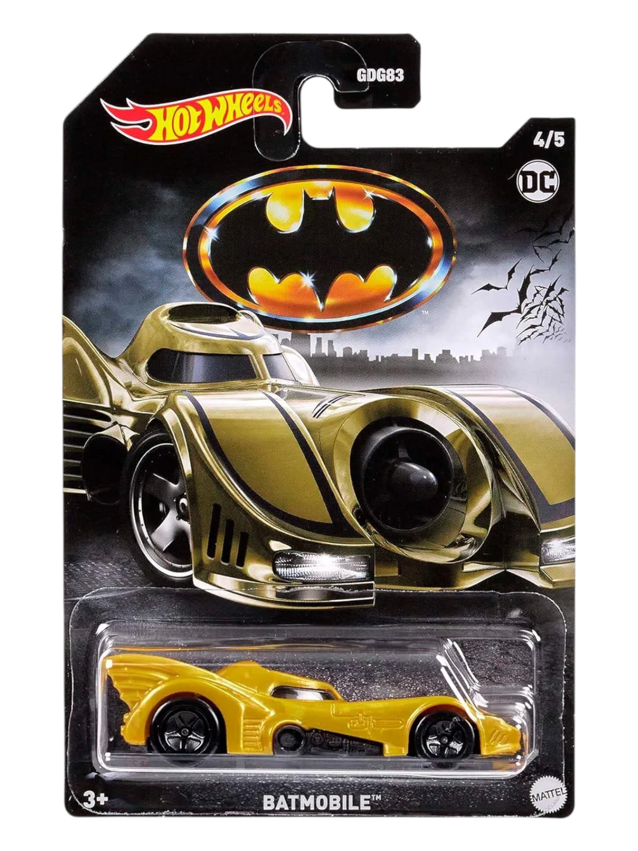 HotWheels Batman Imported Mainline Card Art Set of 5 1:64 Scale - Image 5