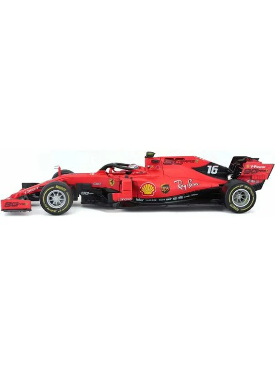 Bburago 1:18 Ferrari Racing SF90 C. Leclerc(Box damaged car mint condition) - Image 2