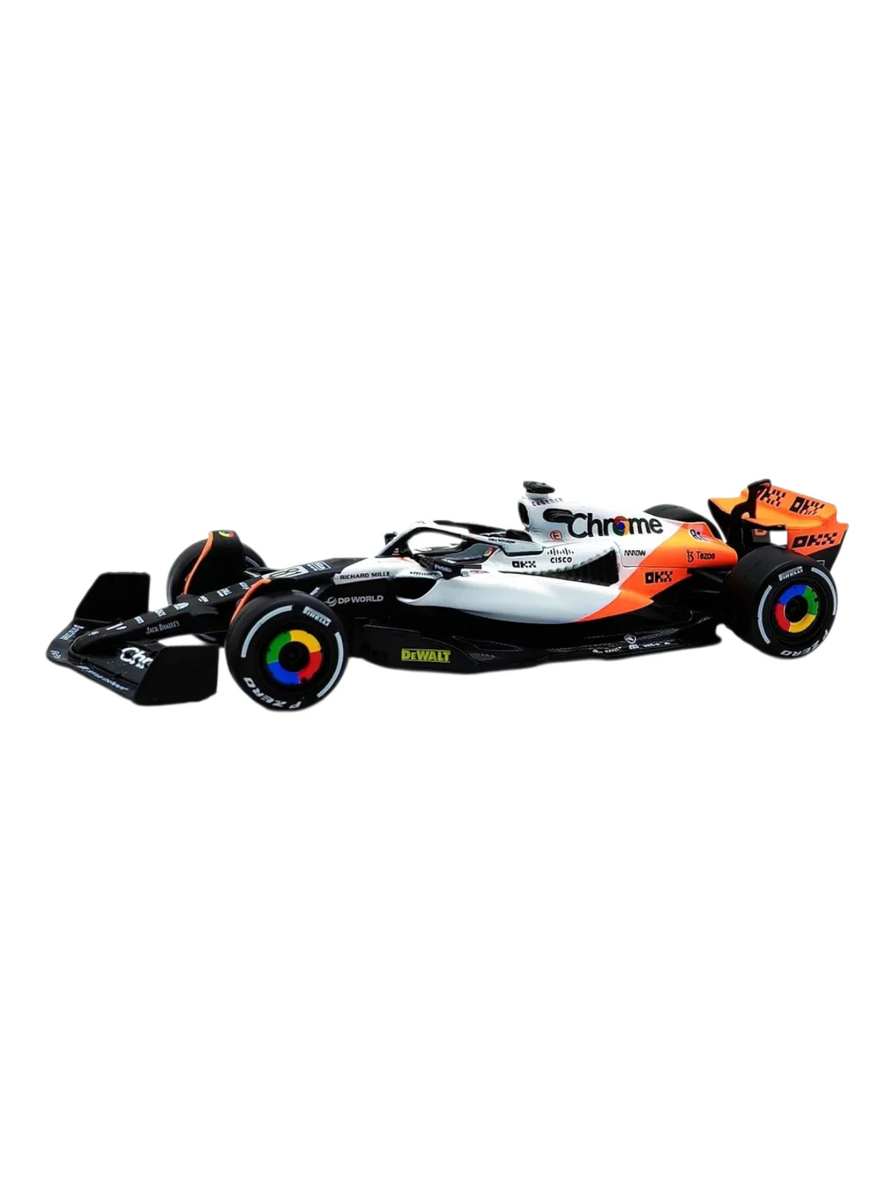 Bburago 1/43 Scale Formula 1 McLaren F1 MCL60 Monaco Grand Prix Collection - #4 Lando Norris - Image 5