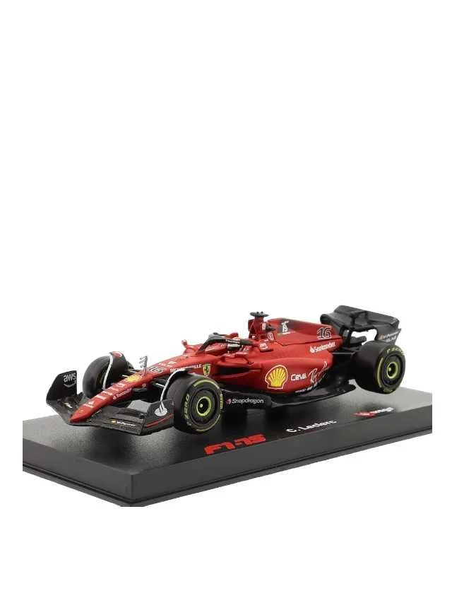 Bburago, 1/43 Scale Model Compatible With Ferrari Replica Miniature Model Compatible With Scuderia Replica Miniature F1-75 # 16 Compatible With Charles Leclerc Replica Miniature Model 2022 Racing - Image 3