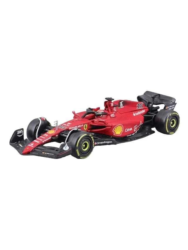 Bburago, 1/43 Scale Model Compatible With Ferrari Replica Miniature Model Compatible With Scuderia Replica Miniature F1-75 # 16 Compatible With Charles Leclerc Replica Miniature Model 2022 Racing - Image 4