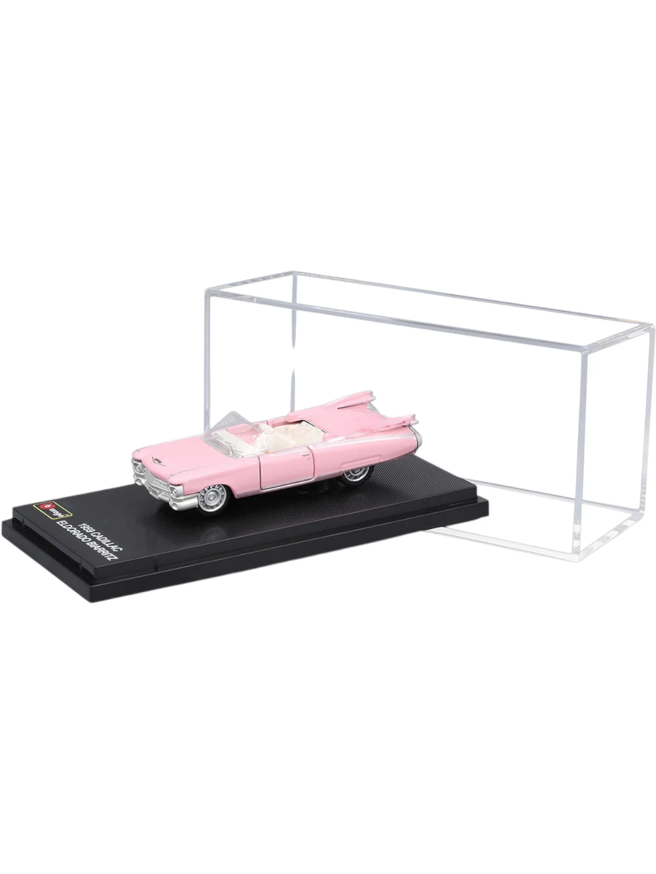 Bburago 1959 Cadillac Eldorado Biarritz Iconic Classic Collectible with Acrylic Display Case 1:64 Scale - Image 3