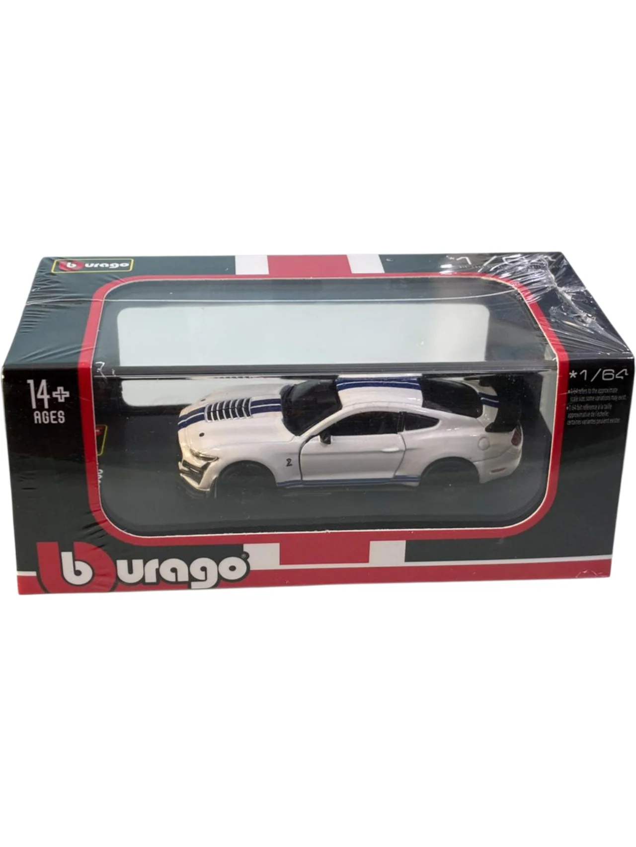 Bburago 2020 mustang Shelby gt500 1:64 Scale diecast metal bburago -28-59074WT - Image 3