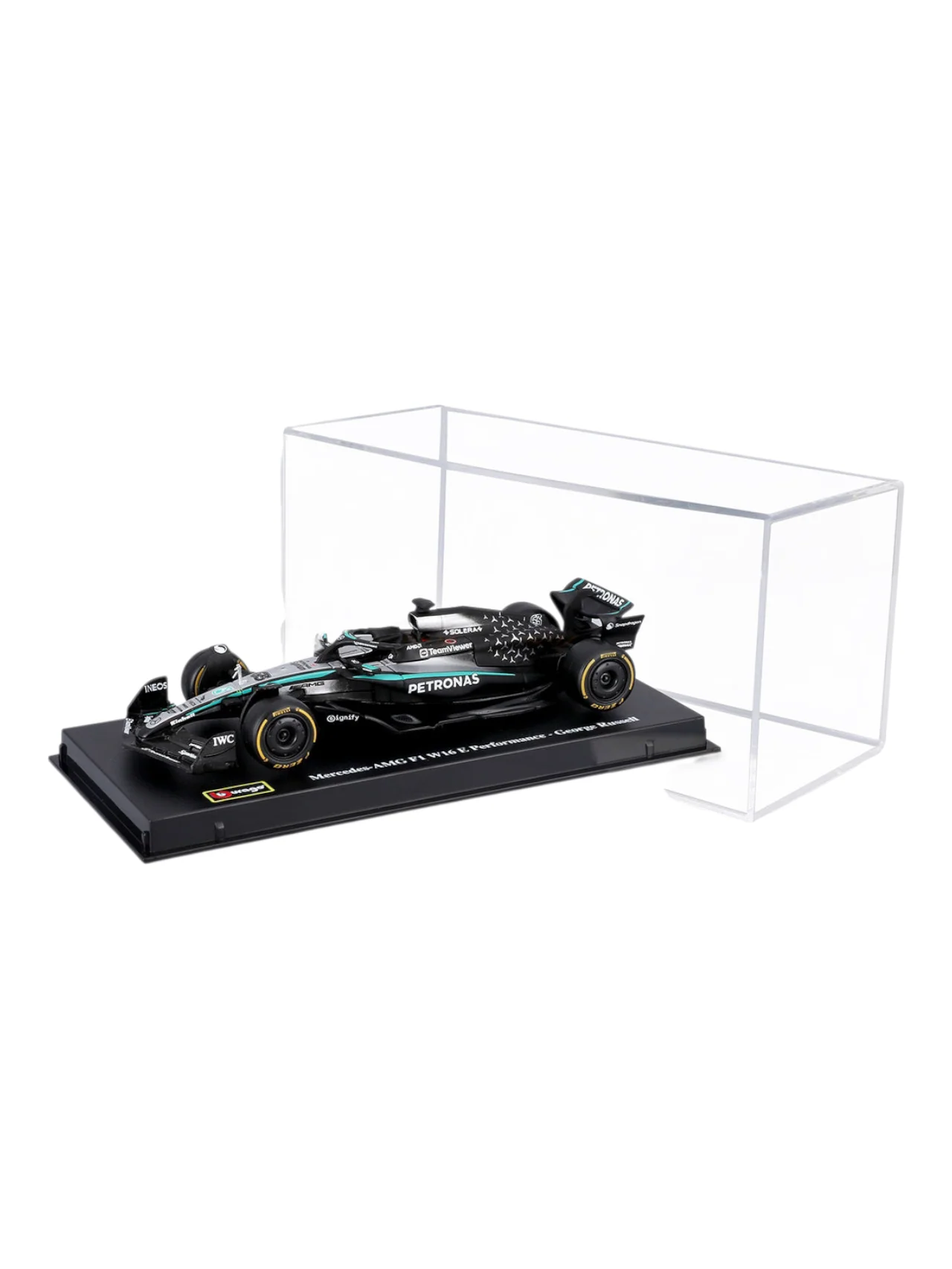 Bburago 2025 Formula 1 ( f1 ) Mercedes-AMG F1 W16 E Performance George Russell 1: 43 Scale #18-38237R - Image 4