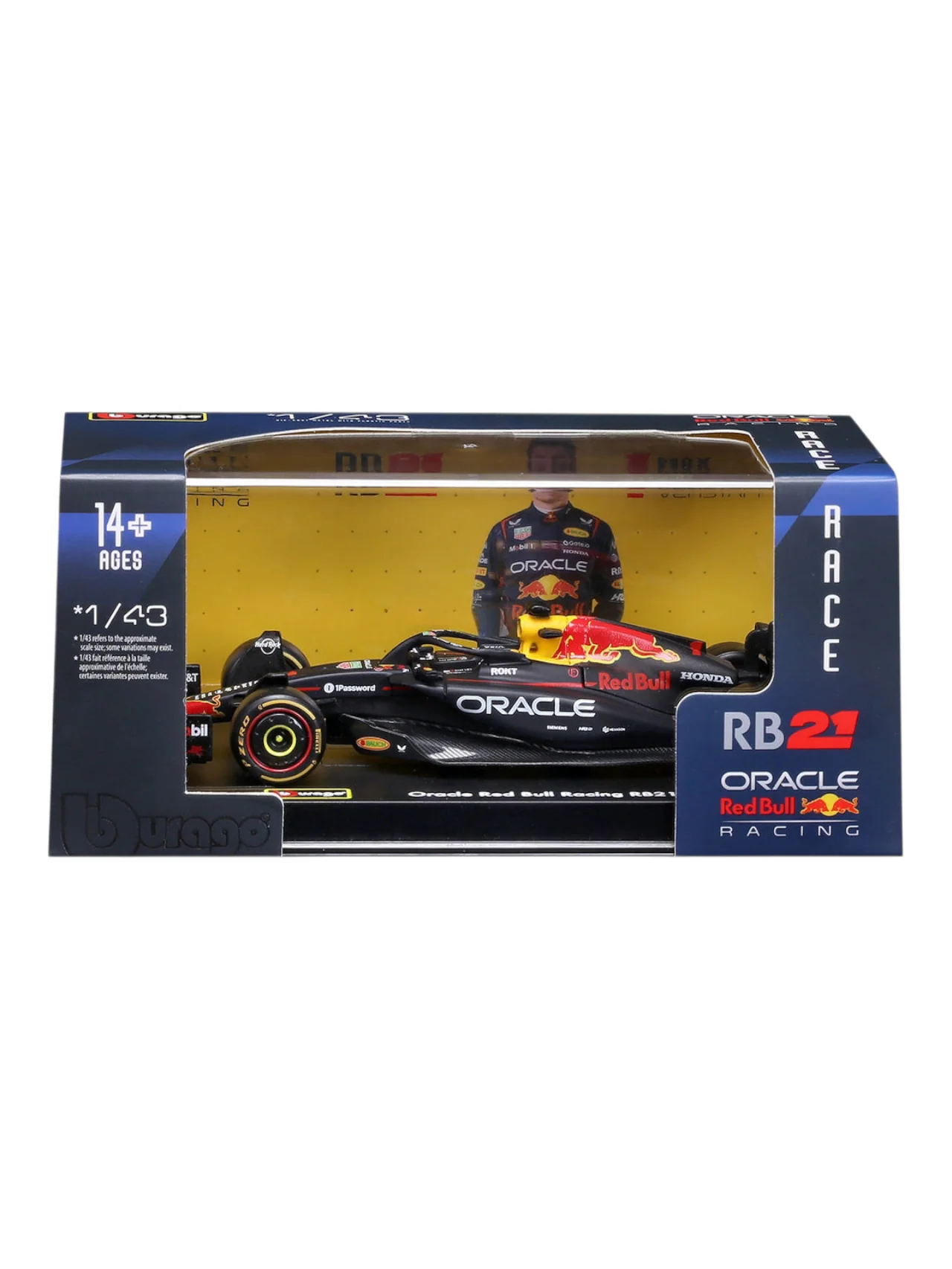 Bburago 2025 formula 1 ( f1 ) oracle red bull racing rb21 (No.1) 1:43 Scale #18-38233v - Image 3