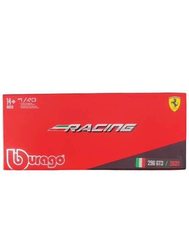 Bburago 296 GT3 1:43 Scale (With Acrylic Case) - Image 2