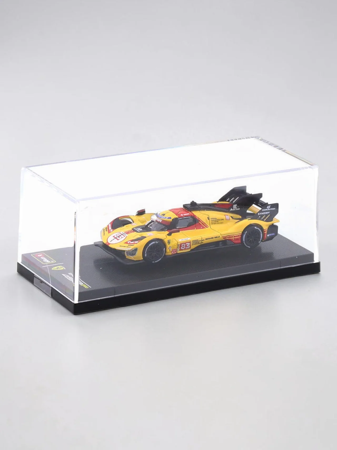 Bburago 499P Racing Ferrari No. 83 Imported 1:64 Scale ( with acrylic Case ) - Image 2