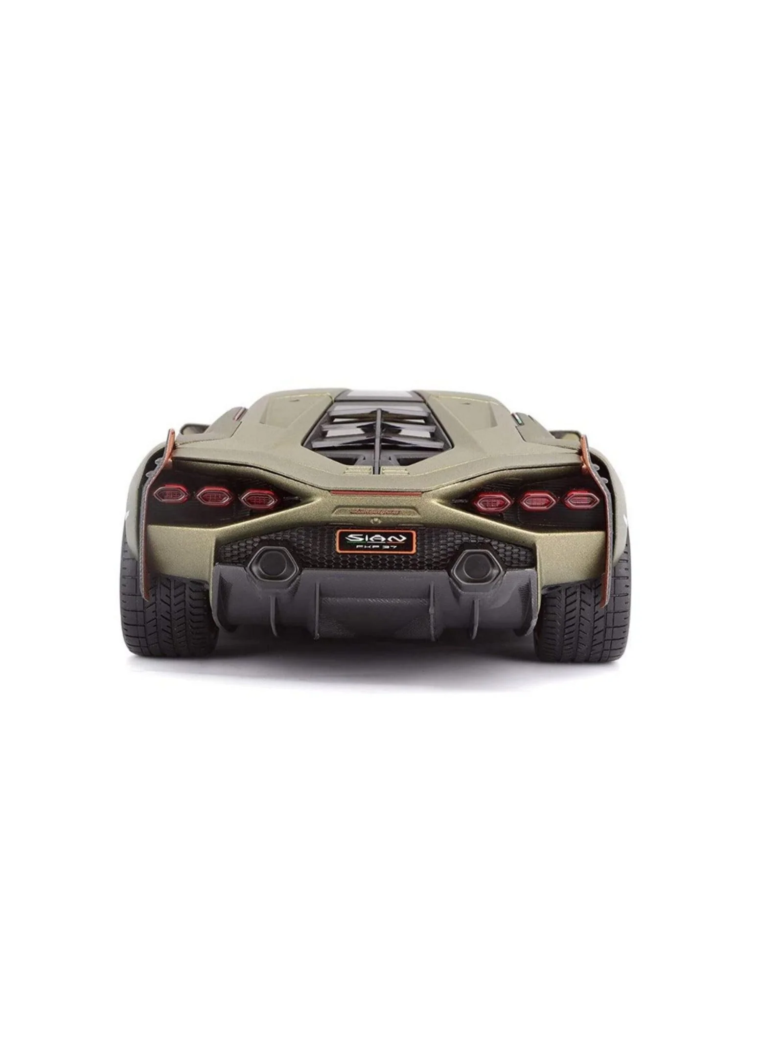 Bburago Die-Cast 1: 18 Scale Lamborghini Sian FKP 37 (Green) - Image 5