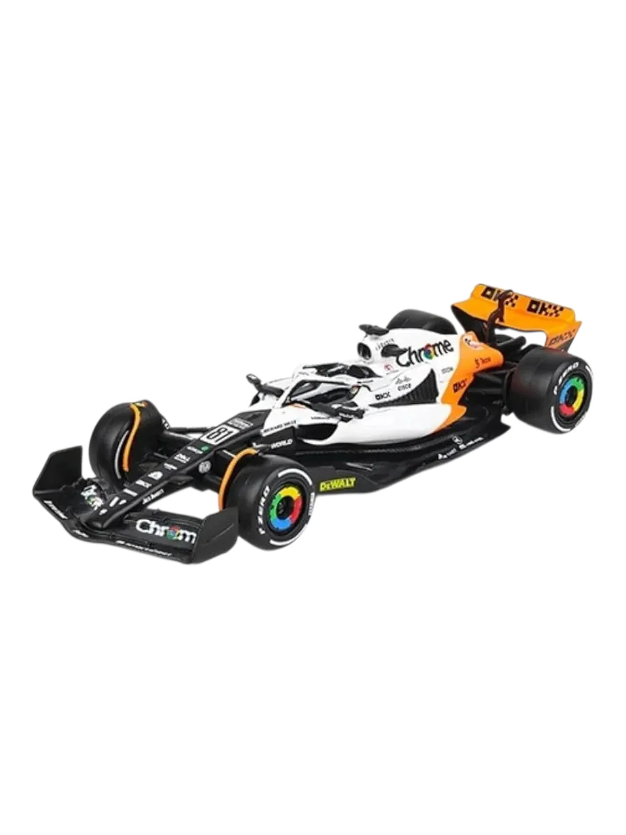 Bburago F1 Formula 1 MCLAREN MCL60 (2023) - MONACO GP LN4 - 1:43 Scale - Race Car Model, bburago 18-38087 - Image 2
