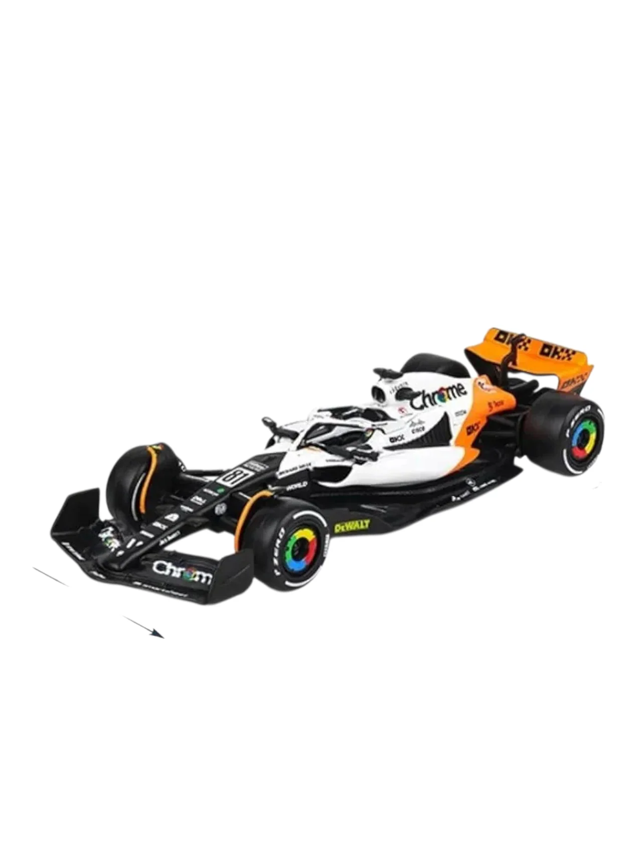 Bburago F1 Formula 1 MCLAREN MCL60 (2023) - MONACO GP LN4 - 1:43 Scale - Race Car Model, bburago 18-38087 - Image 4