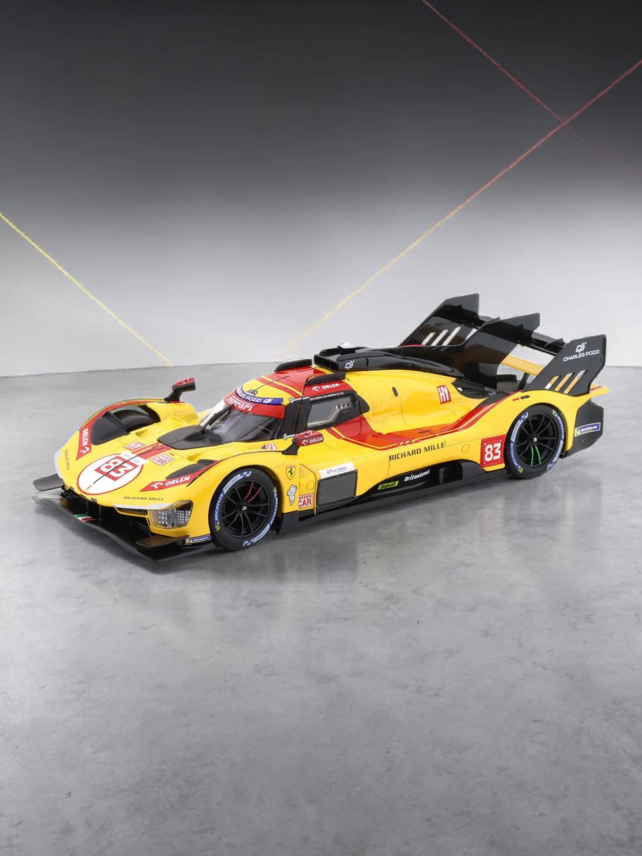 Bburago 'Ferrari 499p 24hLe Mans' Richard Mille Imported 1:24 Scale Diecast Model - Image 2