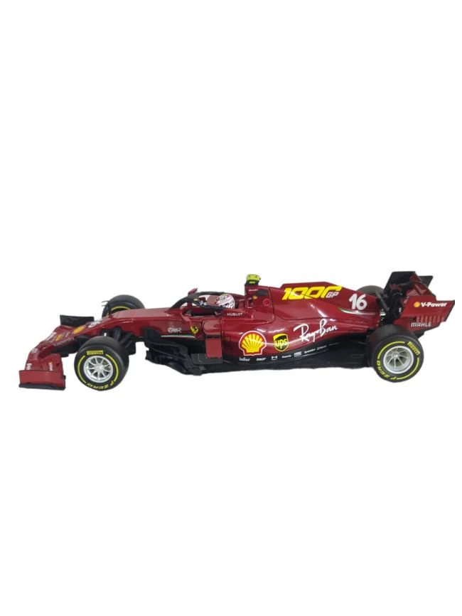 Bburago Ferrari racing tuscan GP Ferrari's SF1000 C. Leclerc (Box damaged car mint condition) - Image 6