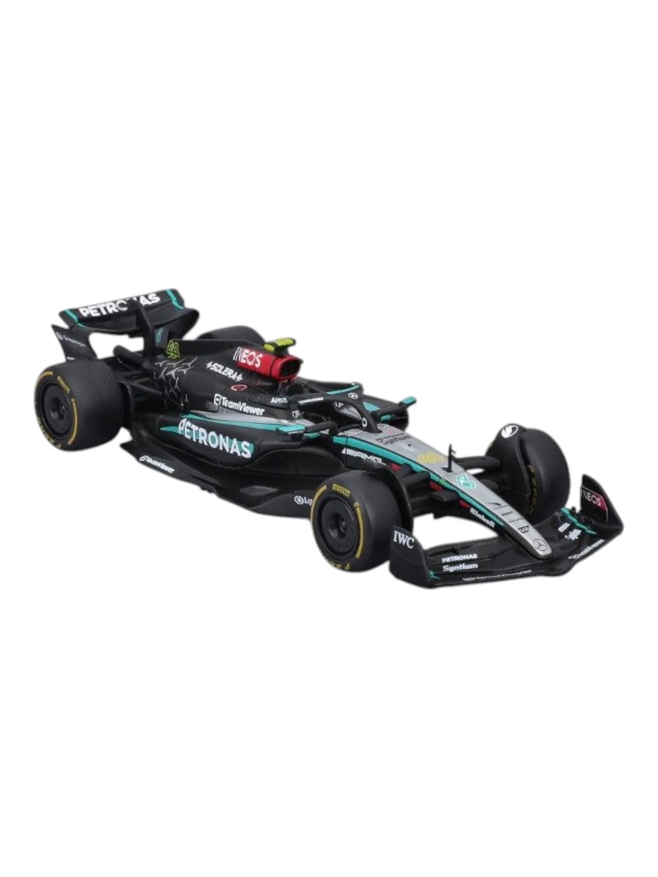 Bburago Formula 1 (F1) AMG Petronas F1W15 E Performance #44 Lewis Hamilton Diecast 1:43 Scale - Image 2