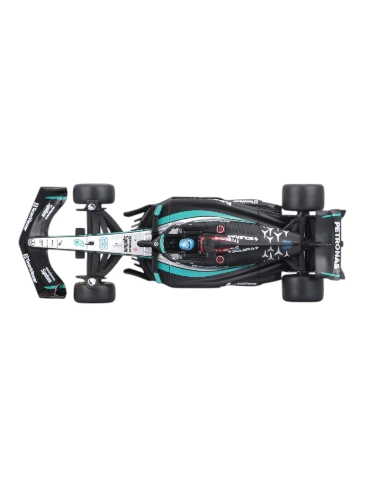 Bburago Formula 1 (F1) AMG Petronas F1W15 E Performance #63 George Russell Diecast 1:43 Scale - Image 8