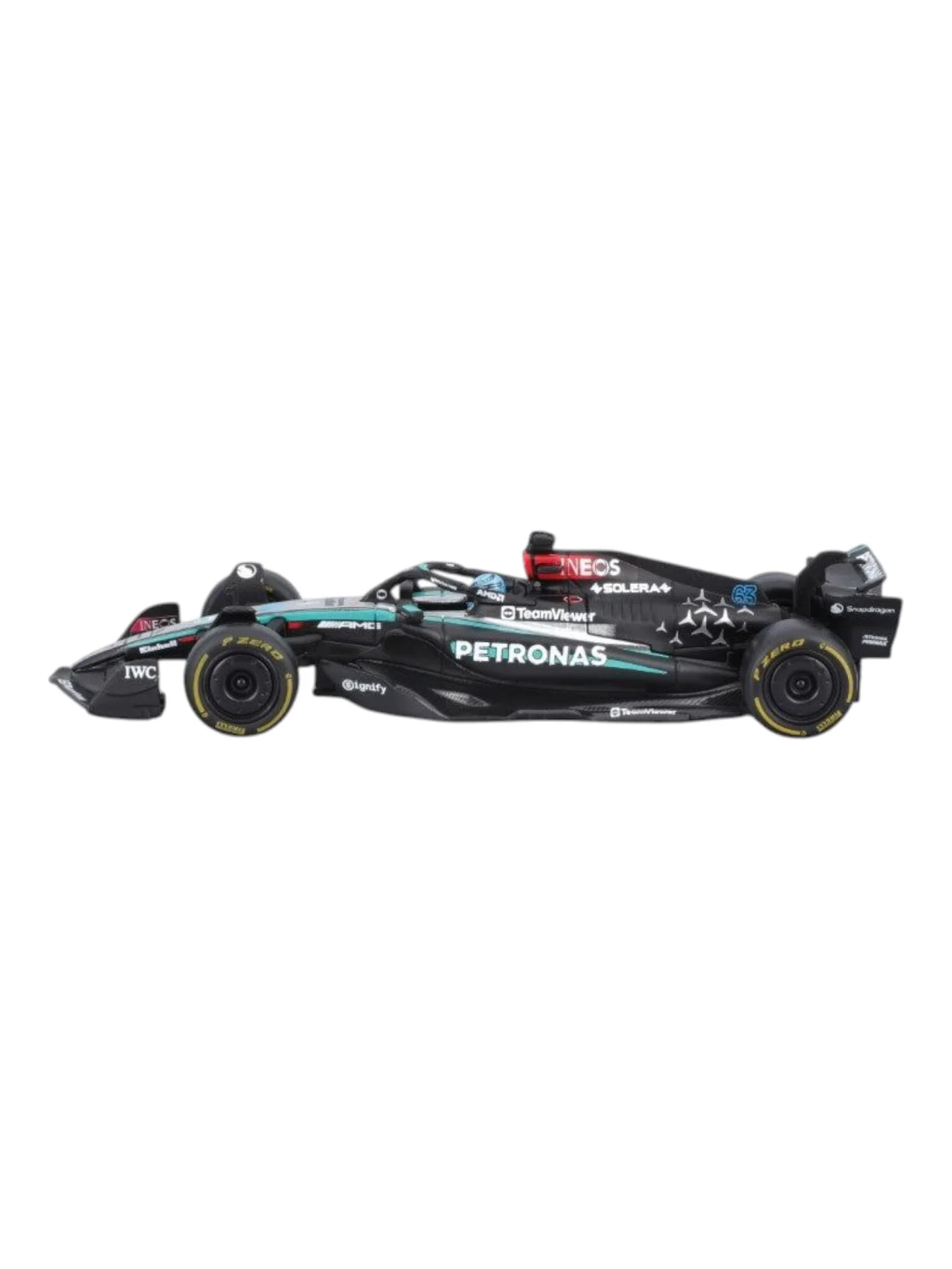 Bburago Formula 1 (F1) AMG Petronas F1W15 E Performance Diecast 1:43 Scale (With Acrylic Case) - Image 4