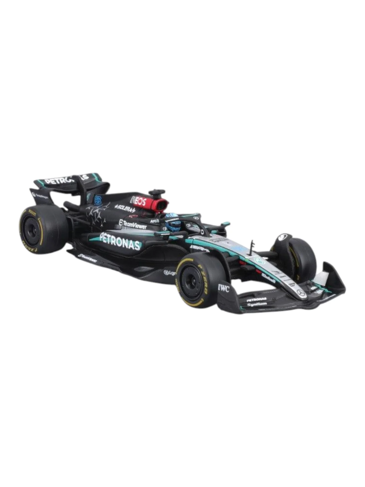 Bburago Formula 1 (F1) AMG Petronas F1W15 E Performance Diecast 1:43 Scale (With Acrylic Case) - Image 6