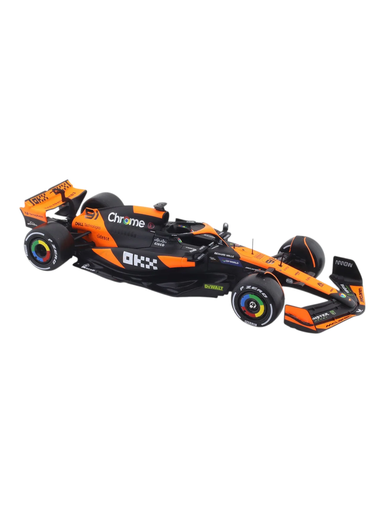 Bburago Formula 1 (F1) 2024 Mclaren MCL38 Miami Grand Prix Driver No-81 Oscar Piastri 1:24 Scale (With Figure) - Image 10