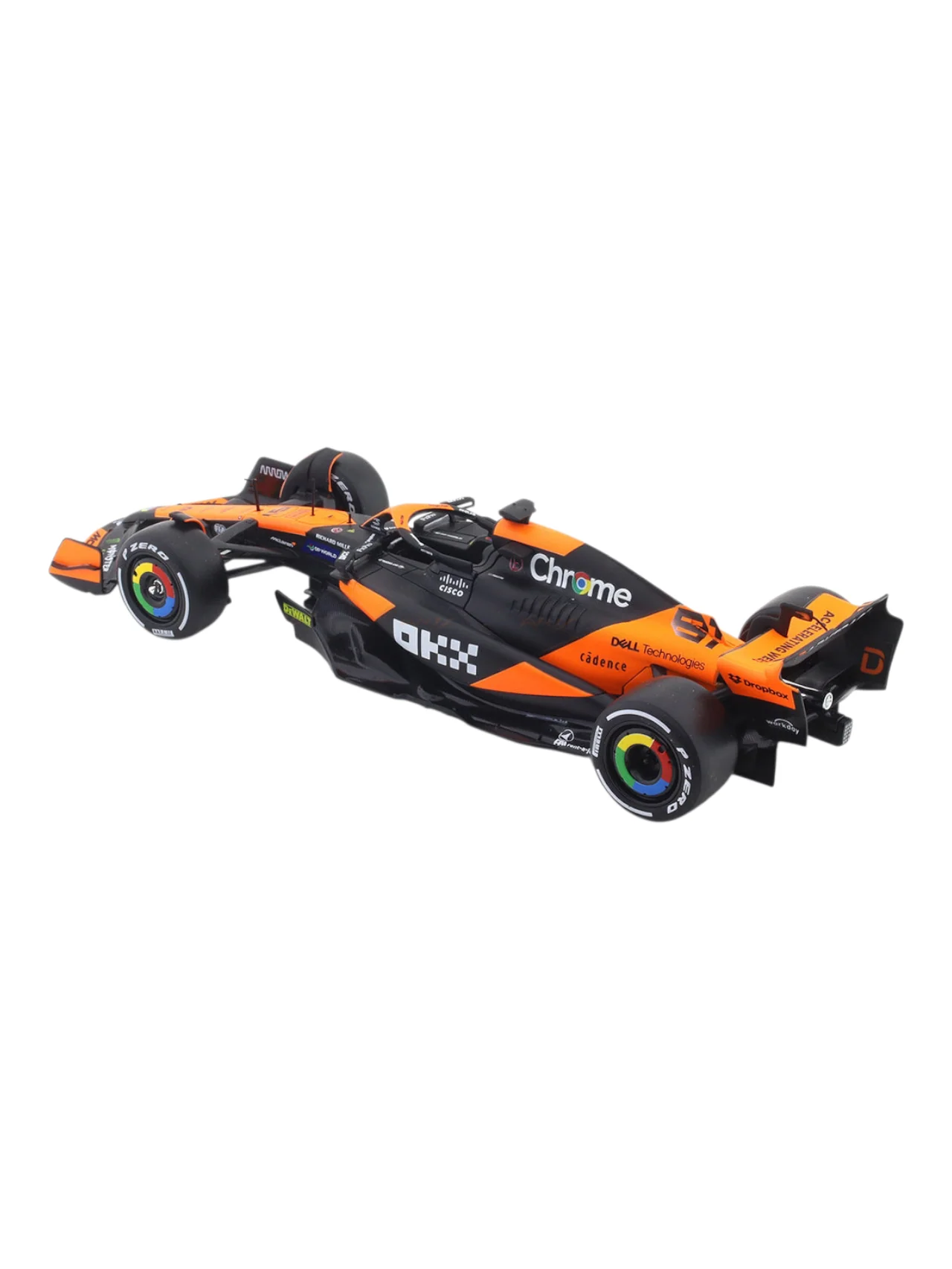 Bburago Formula 1 (F1) 2024 Mclaren MCL38 Miami Grand Prix Driver No-81 Oscar Piastri 1:24 Scale (With Figure) - Image 11