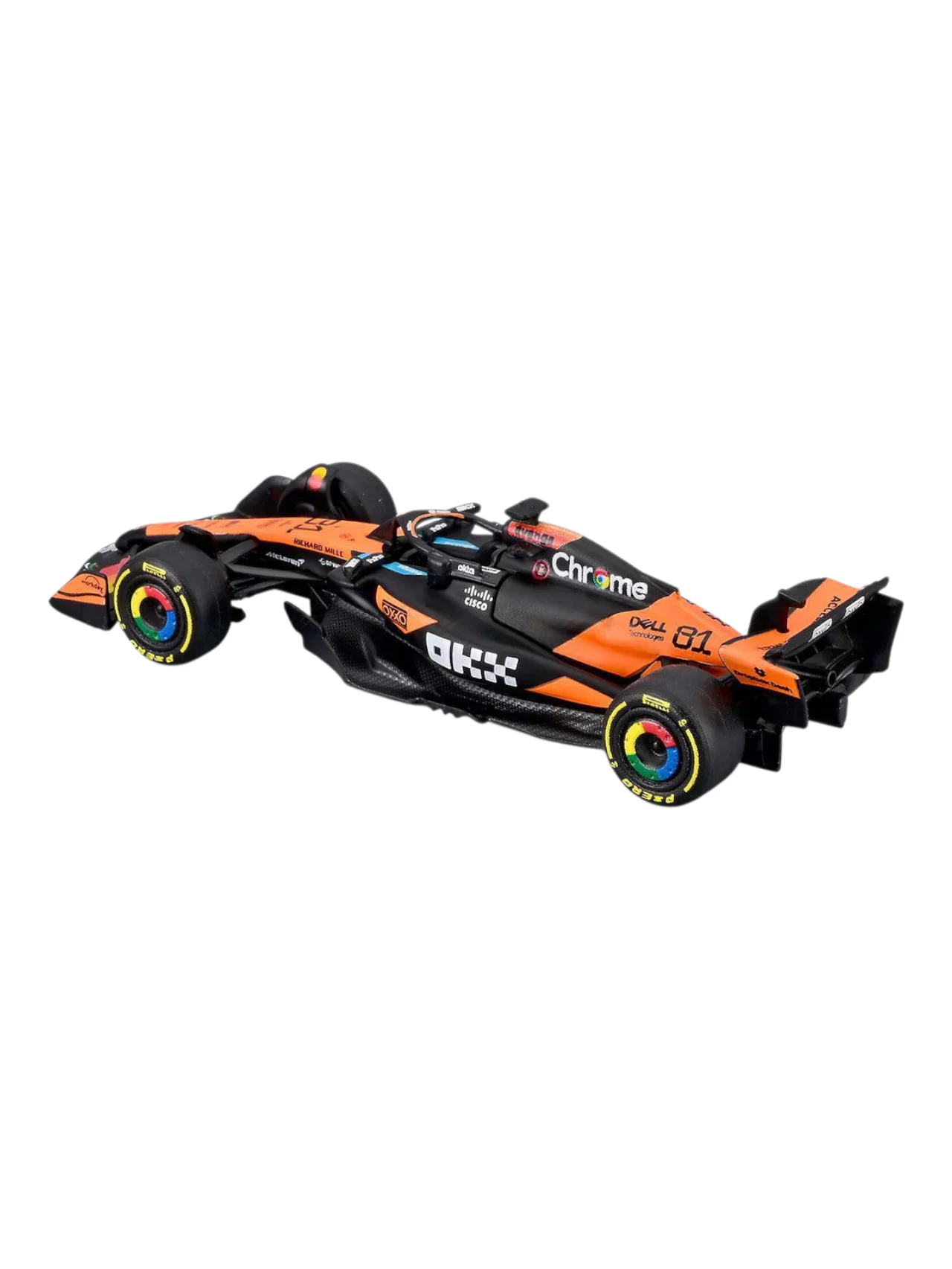 Bburago Formula 1 (F1) 2025 Mclaren MCL39 Oscar Piastri No-81 1:64 Scale - Image 6