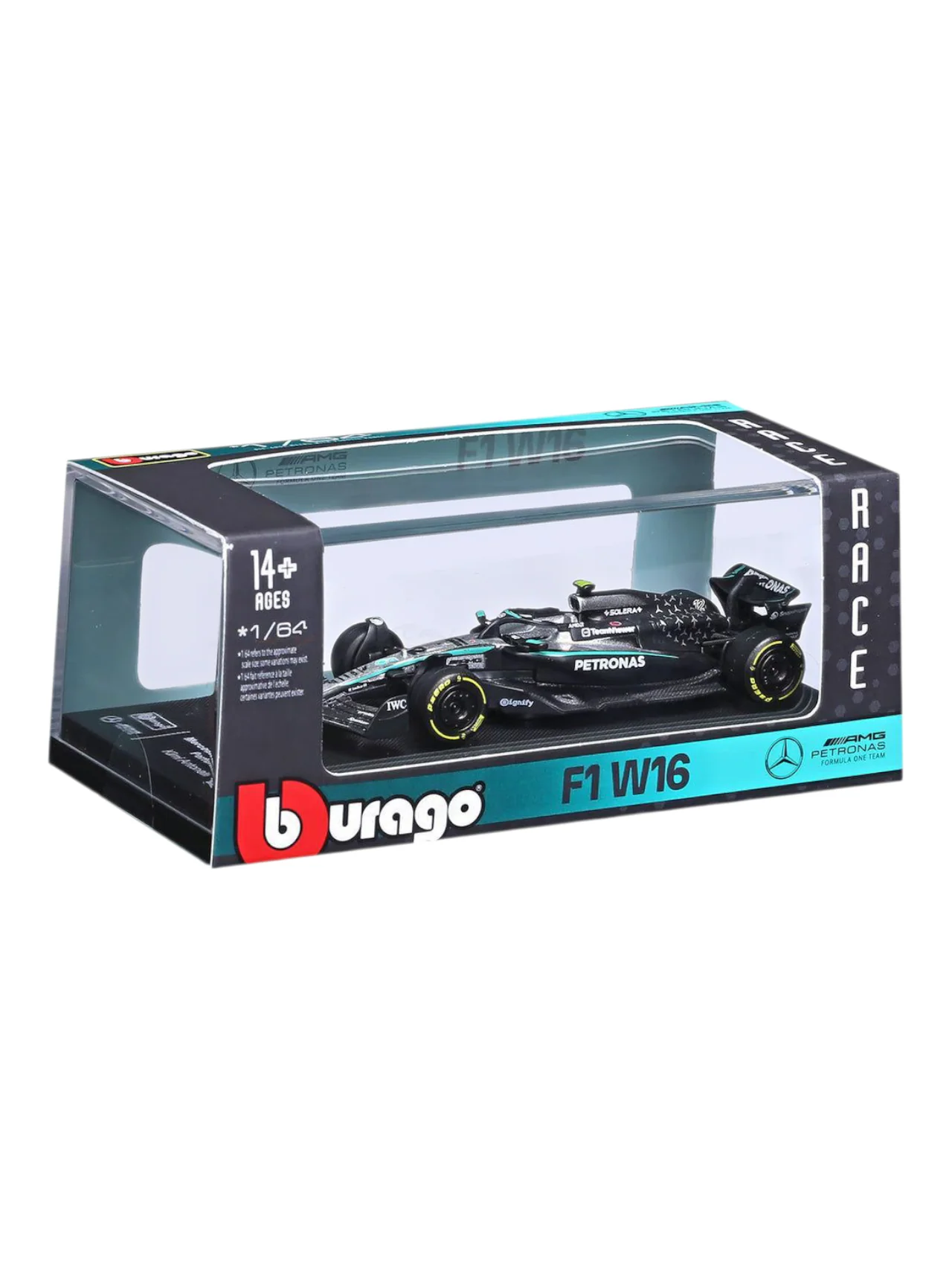 Bburago Formula 1 2025 Mercedes-AMG F1 W16 E Kimi Antonelli No-12 1:64 Scale - Image 5