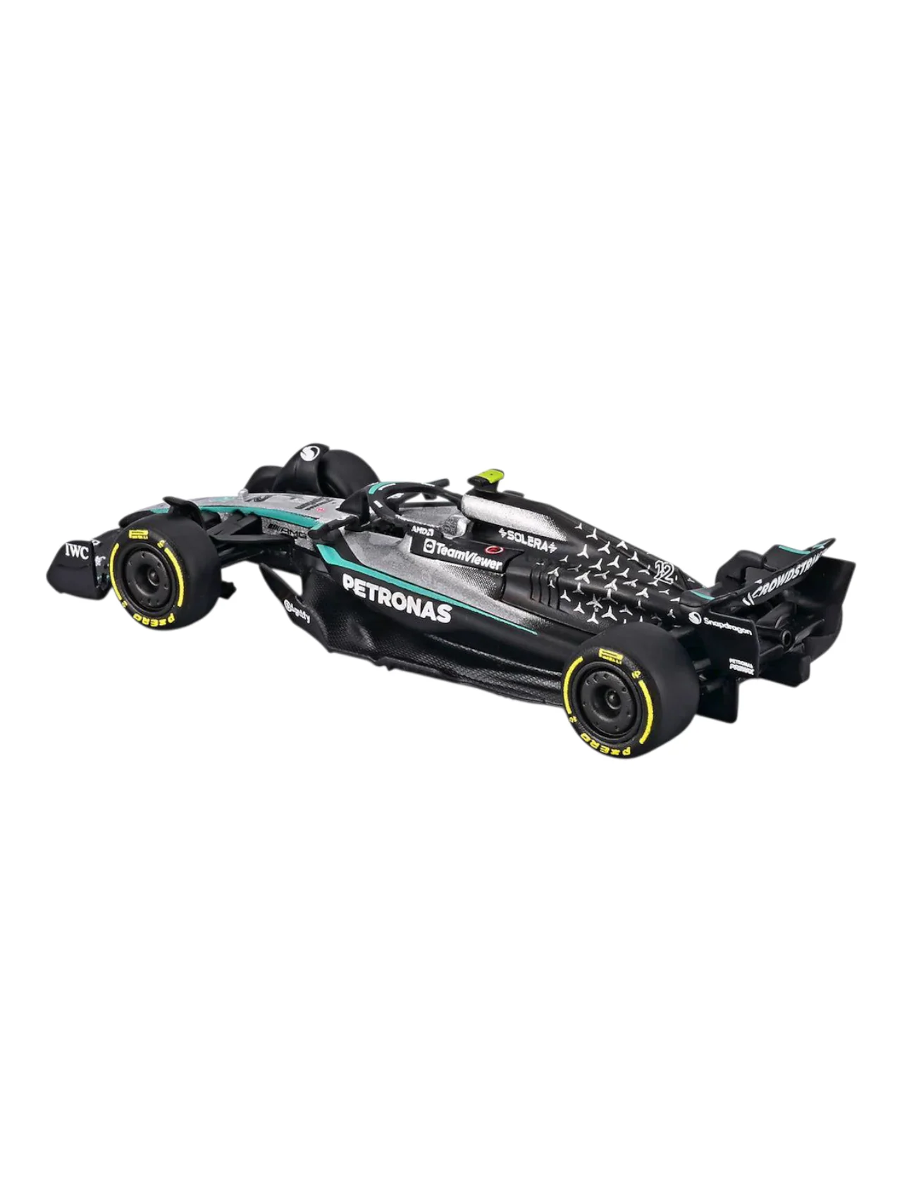 Bburago Formula 1 2025 Mercedes-AMG F1 W16 E Kimi Antonelli No-12 1:64 Scale - Image 7