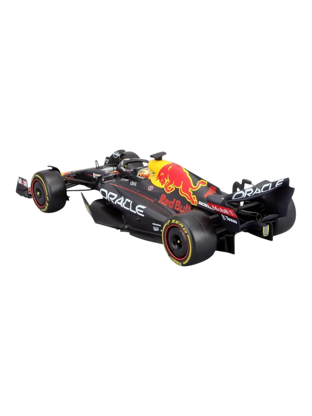 Bburago Formula 1 (F1) Oracle Redbull Winner Abu Dhabi Grand Prix 2022 Max Verstappen 1:24 Scale ( Acrylic case damage car mint condition) - Image 4