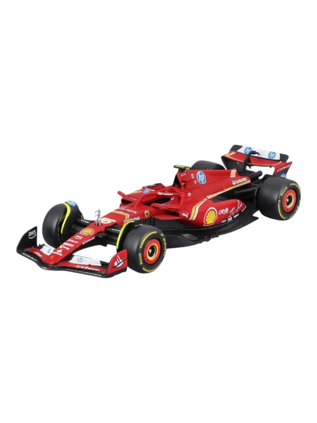 Bburago Formula 1 Ferrari (F1) SF-24 Diecast 1:43 Scale (With Acrylic Case) - Image 11