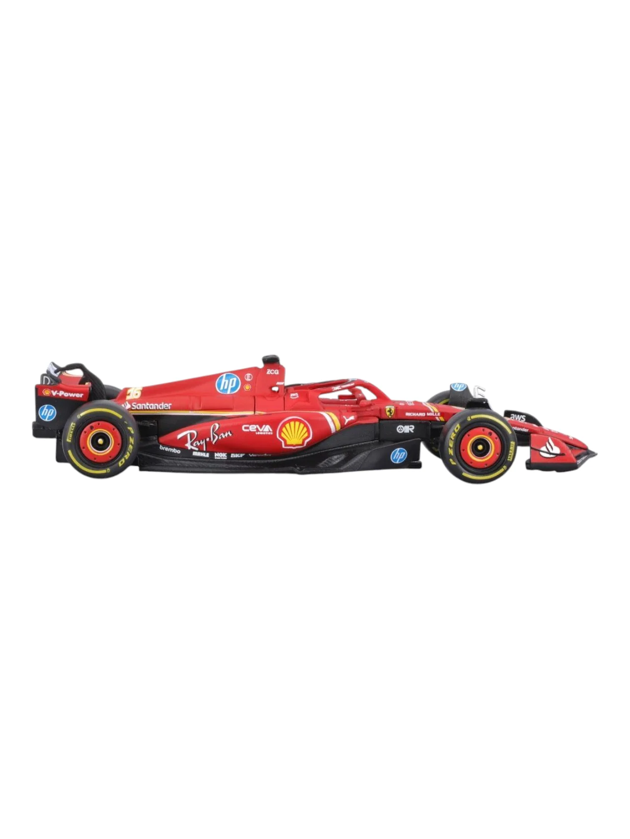 Bburago Formula 1 Ferrari (F1) SF-24 Diecast 1:43 Scale (With Acrylic Case) - Image 7