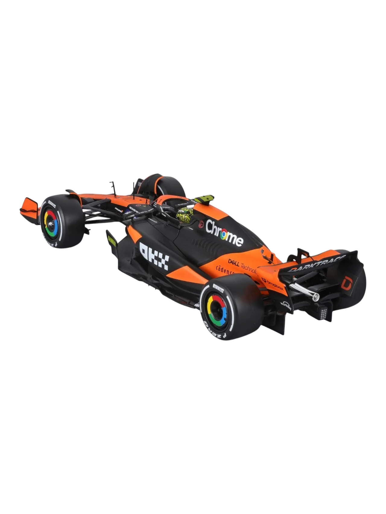 Bburago Formula 1 (F1) Mclaren MCL38-Miami Grand Prix 2024 #4 Lando Norris Diecast 1:24 Scale (With Acrylic Case) - Image 3