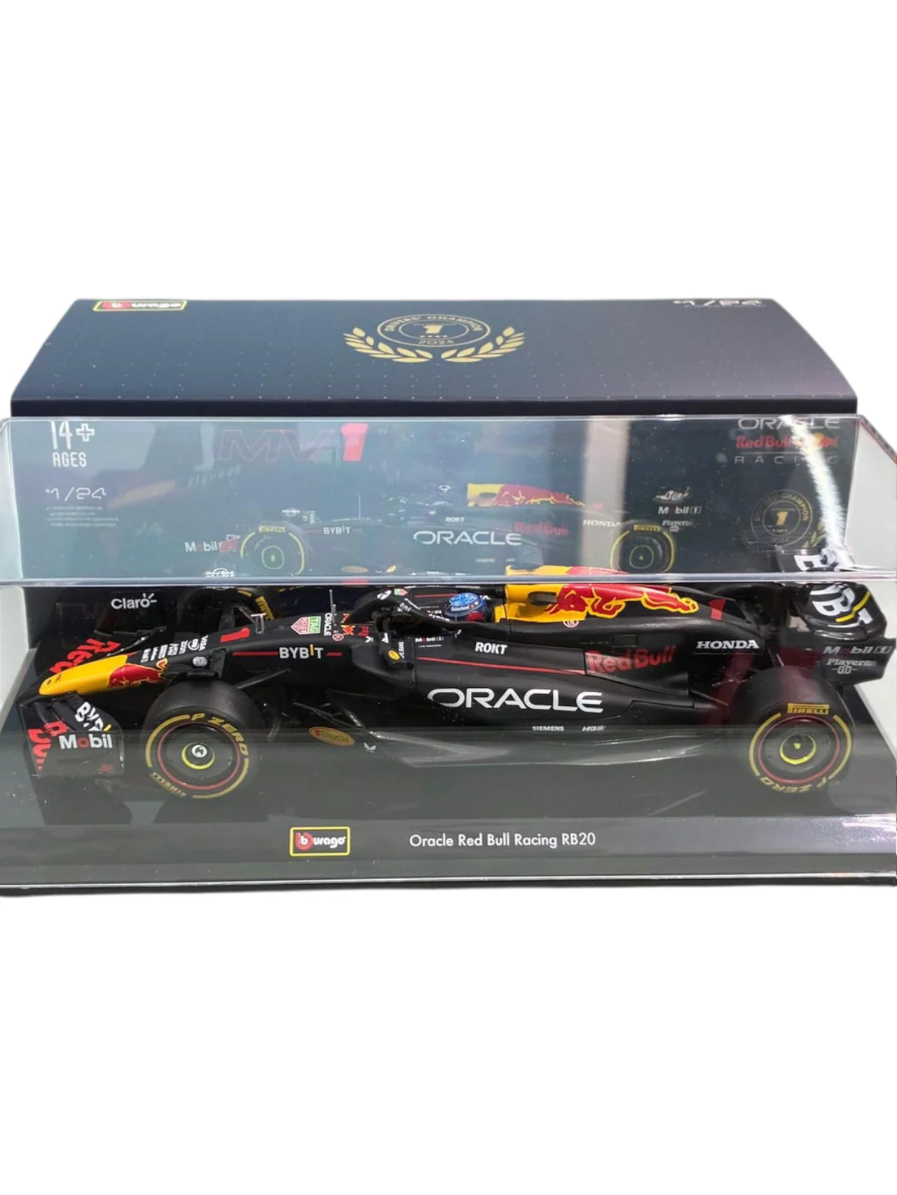 Bburago formula 1 (f1) oracle red bull racing max verstappen 1 / 2024 1:24 Scale
