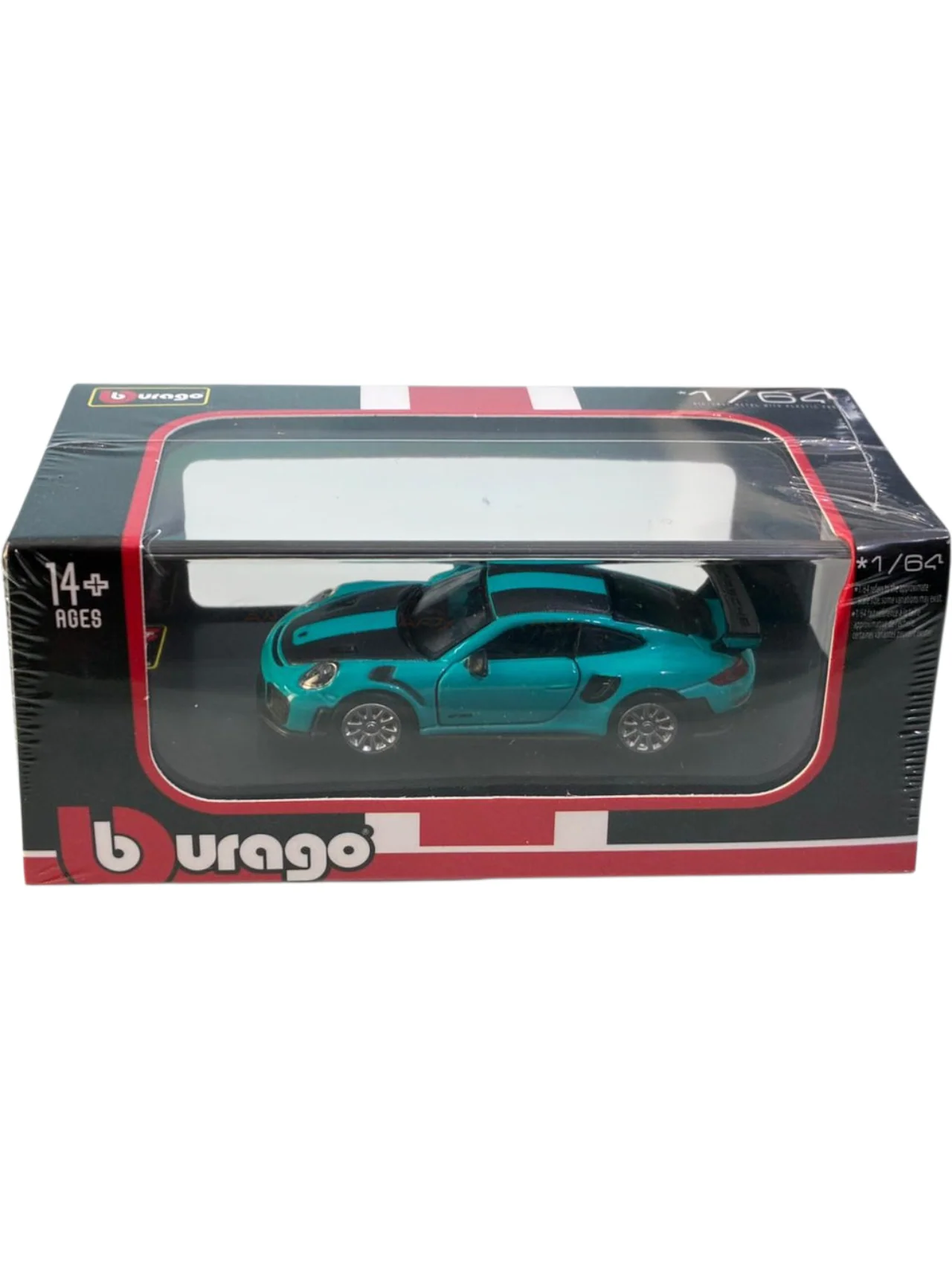 Bburago Porsche 911 GT2 RS die-cast,Real suspension & Acrylic case 1:64 Scale - Image 3