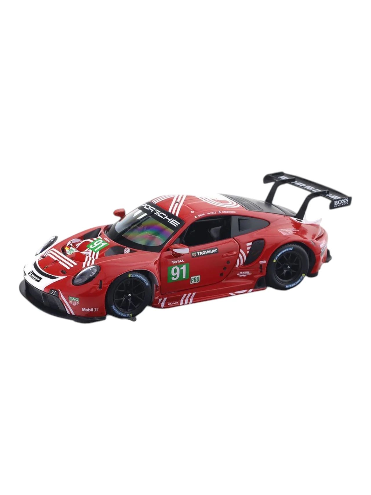Bburago porsche 911 rsr (official license product) 1:24 die-cast scale model car - Image 9