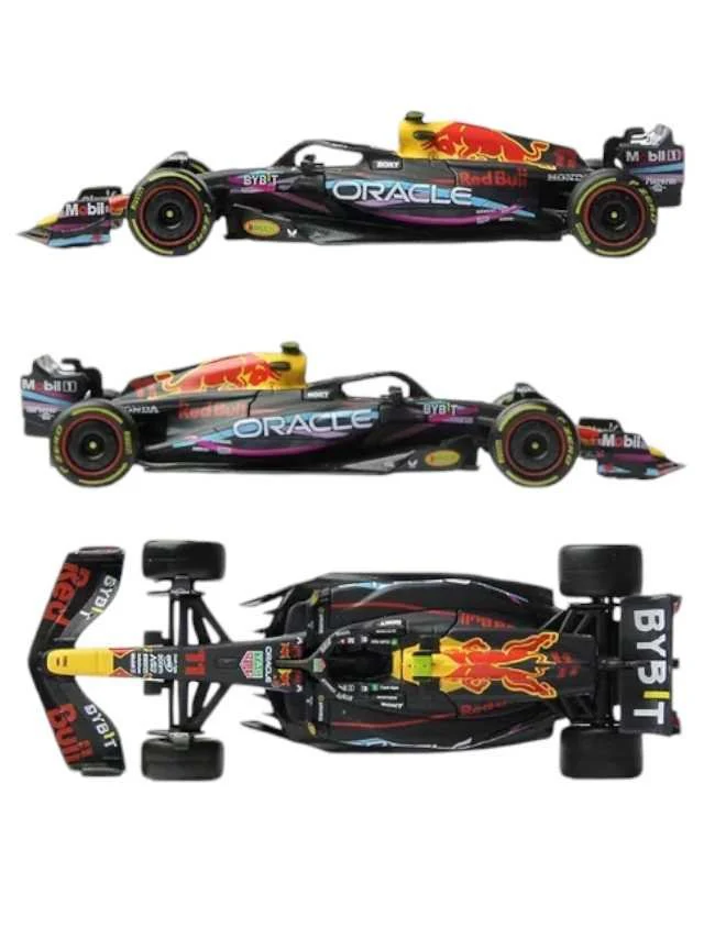 Bburago rb19 with driver Miami gp 11 Sergio Perez - Image 2