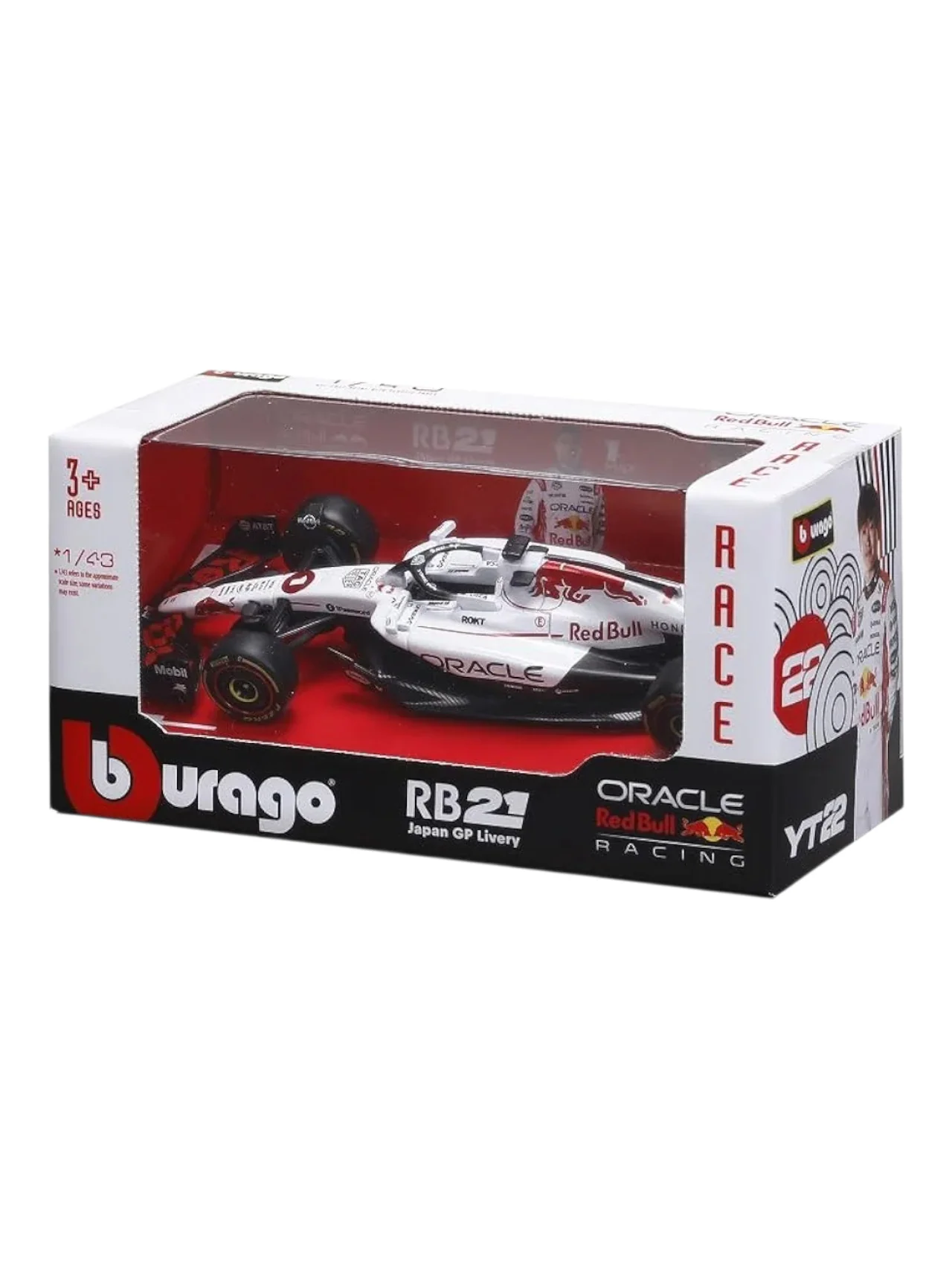 Bburago RB21 oracle red bull racing formula ( f1) 1 max verstappen Japan GP Livery (No.1)1:43 Scale - Image 3