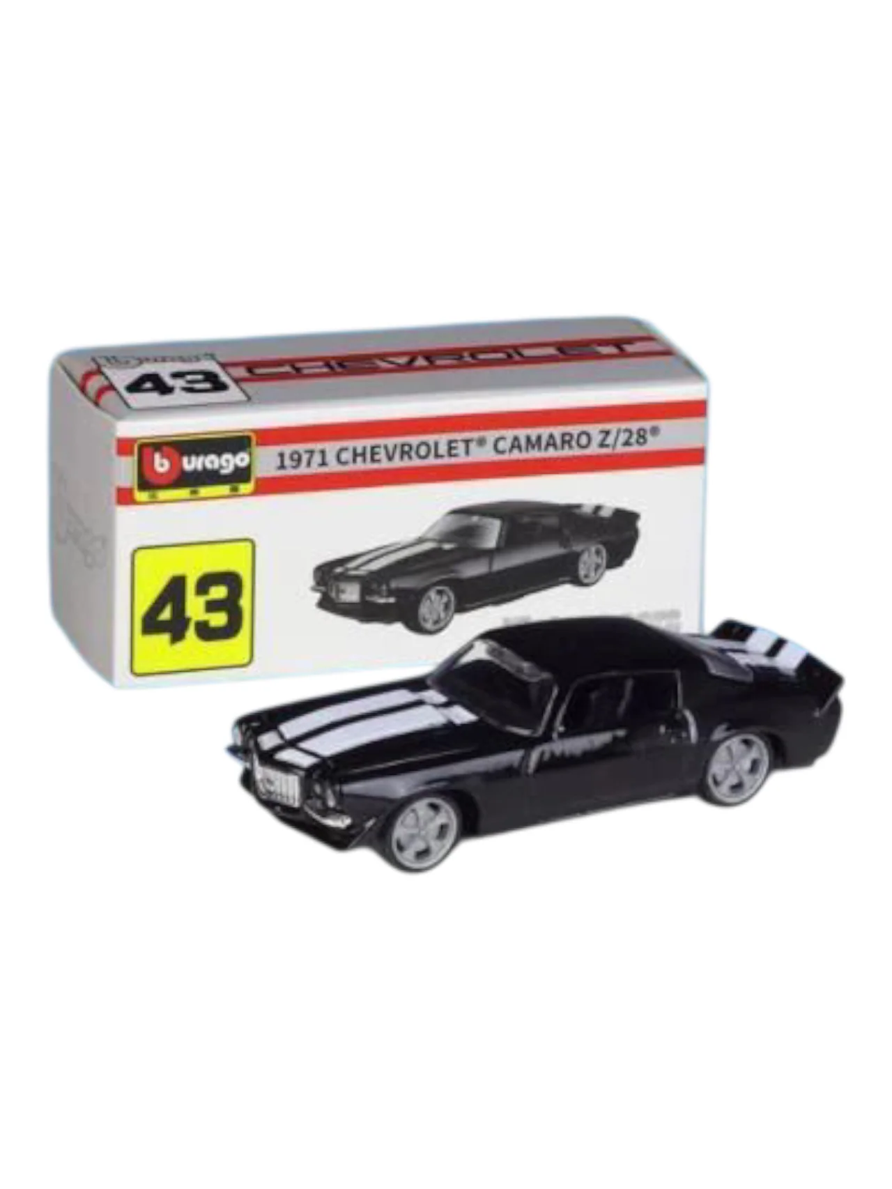 Bburago Vintage Cars Edition 1971 Chevrolet Camaro Z/28 1:64 Scale