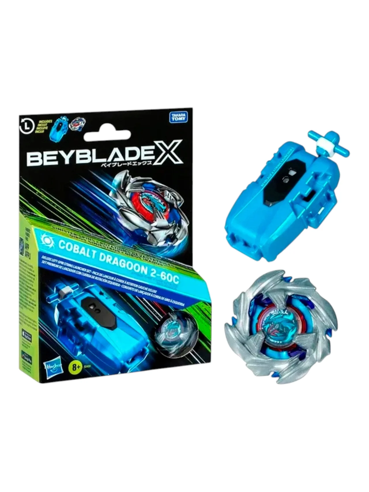 Beyblade X Lançador Deluxe Cobalt Dragoon 2-60C G1491 - Hasbro - Image 2