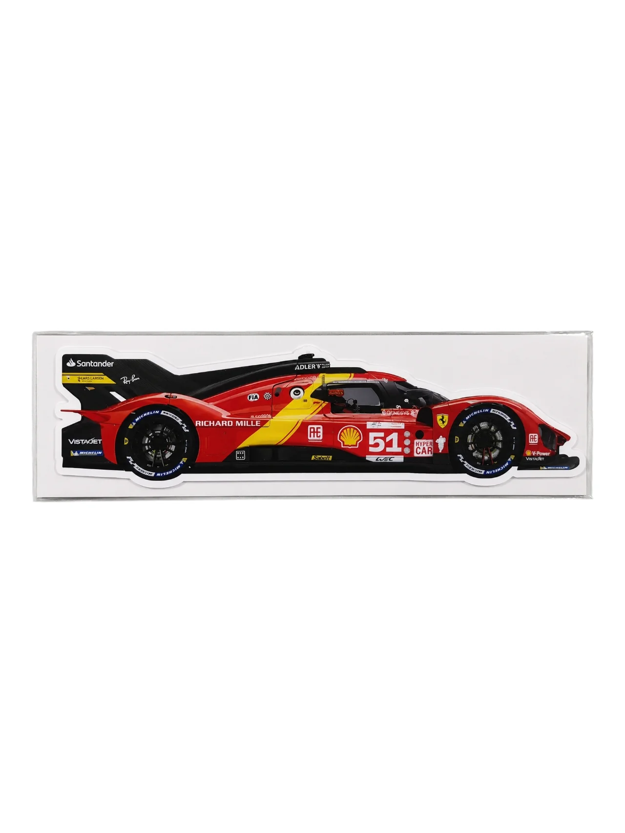 BMW McLaren F1 GTR Gulf Racing Magnet – #33 Race Car Design | 15 cm x 4.5 cm - Image 2